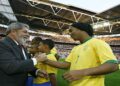 Ronaldinho e Lula - Licença: Wikimedia Commons