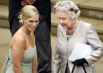 Zara Tindall e Elizabeth II - Créditos: Instagram @zara_tindall