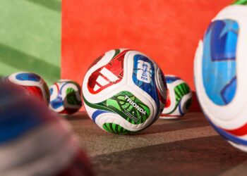 Foto da Trionda, bola da Copa do Mundo de 2026