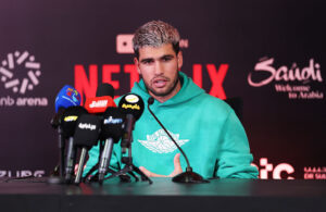 Carlos Alcaraz durante entrevista