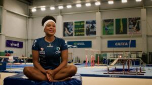 Além do Salto trará depoimentos inéditos de Rebeca Andrade