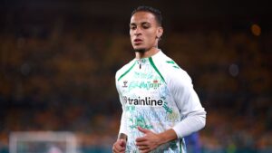 Antony em jogo do Real Betis