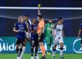 Atlético-MG saiu de campo revoltado com o árbitro