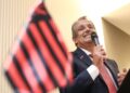 Foto do presidente do Flamengo Bap