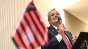 Foto do presidente do Flamengo Bap