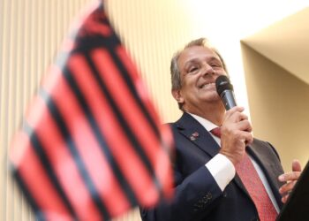 Foto do presidente do Flamengo Bap