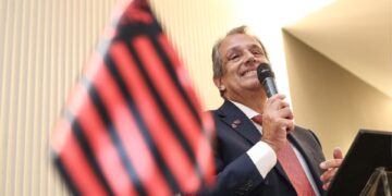 Foto do presidente do Flamengo Bap
