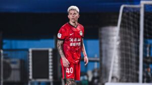 Bruno Nazário em jogo na China