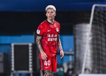 Bruno Nazário em jogo na China