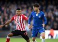 Chelsea em ação contra o Sunderland na Premier League