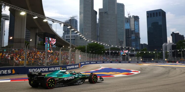 Fernando Alonso na F1 pelo GP de Singapura.