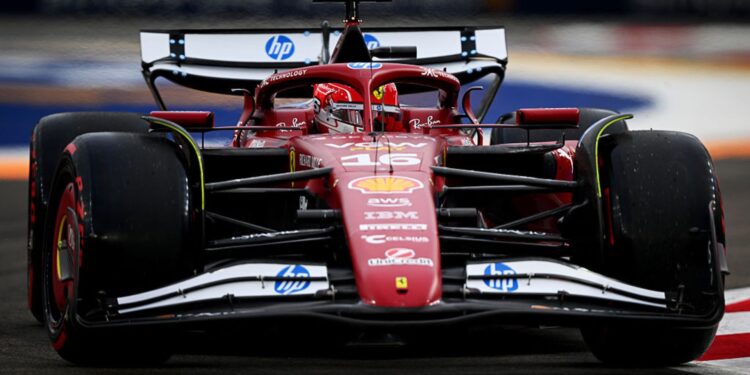 FIA: Leclerc em carro da Ferrari no GP de Singapura