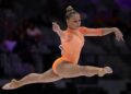 Flavia Saraiva em ação no Mundial