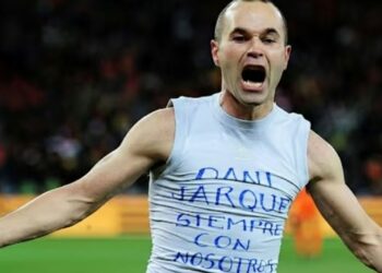 A emoção do gol de Iniesta na final da Copa do Mundo 2010