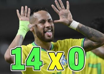 As maiores goleadas da história da seleção brasileira