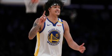 Gui Santos nos Warriors.