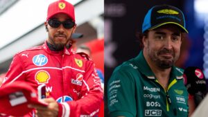 Hamilton e Alonso na F1.
