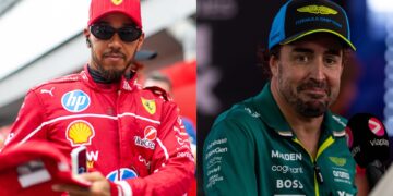 Hamilton e Alonso na F1.