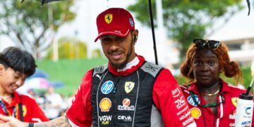 Hamilton parece ter boa relação na Ferrari