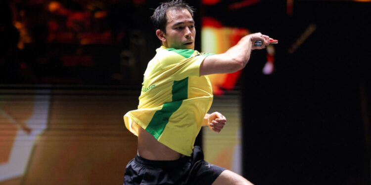 Hugo Calderano no China Smash.