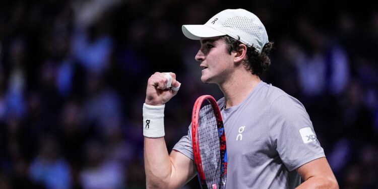 João Fonseca em ação em Paris