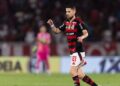 Jorginho durante jogo do Flamengo