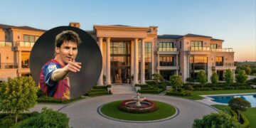 A mansão mais icônica de Messi custa milhões e tem campo particular