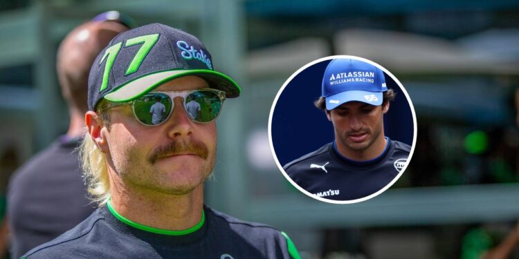 Veja como Carlos Sainz tirou Bottas da Fórmula 1 esse ano