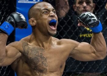 Tizil já conquistou duas vitórias no evento de MMA japonês Knock Out – Foto: divulgação