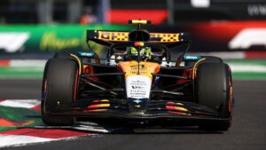 Carro de Lando Norris no GP do México