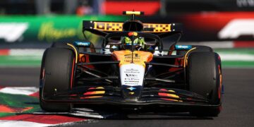 Carro de Lando Norris no GP do México