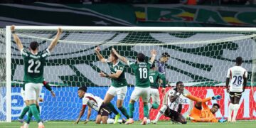 Lance de um dos gols do Palmeiras contra a LDU de Quito