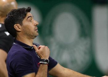Palmeiras x Juventude: foto do treinador Abel Ferreira