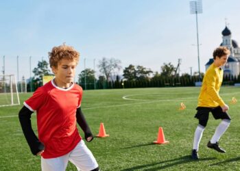 Treinando as habilidades no futebol - Créditos: depositphotos.com / HayDmitriy