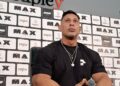 Ramon Dino concede entrevista coletiva após título