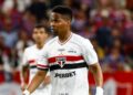 Wendel em jogo do São Paulo contra o Fortaleza