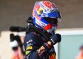 Verstappen comemorando resultado