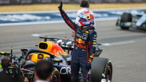 Max Verstappen na pista dos Estados Unidos