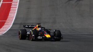 Verstappen durante GP dos Estados Unidos