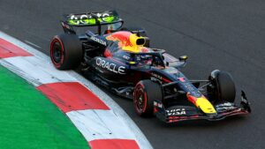 Verstappen em treino livre no GP do México