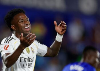 Vini Jr comemorou o domingo de vitórias