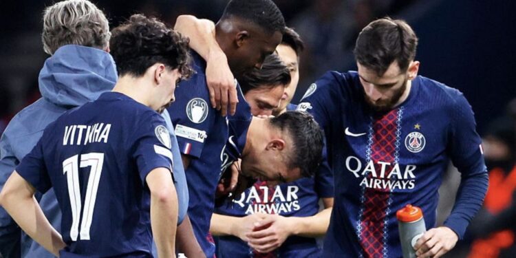 PSG divulga boletim médico após derrota para o Bayern de Munique