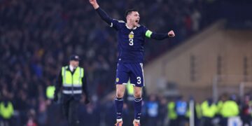 Robertson comemora vaga da Escócia na Copa do Mundo e cita Diogo Jota