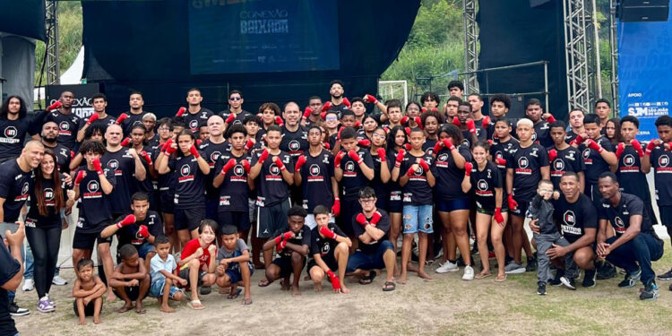 Minotouro liderou aulão de boxe - Foto: Divulgação