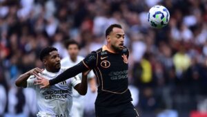 Lance do jogo entre Corinthians x Ceará