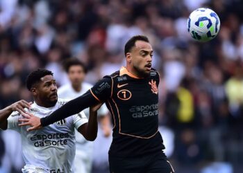 Lance do jogo entre Corinthians x Ceará