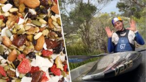 A rotina desta atleta mostra como o foco começa pelo que vai ao prato