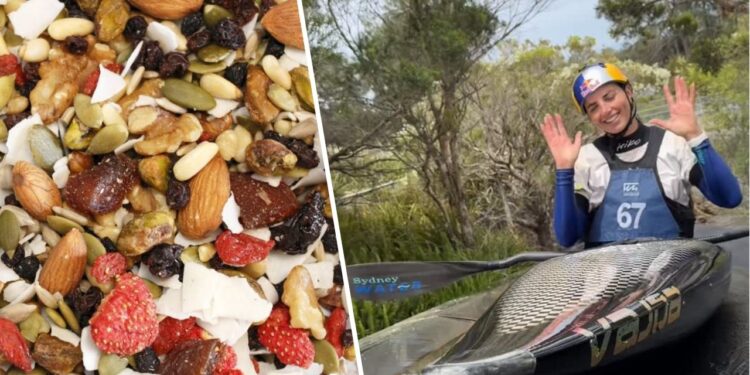 A rotina desta atleta mostra como o foco começa pelo que vai ao prato