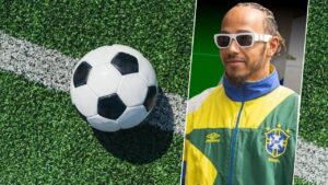 Lewis Hamilton no futebol? Piloto entra em campo no Brasil