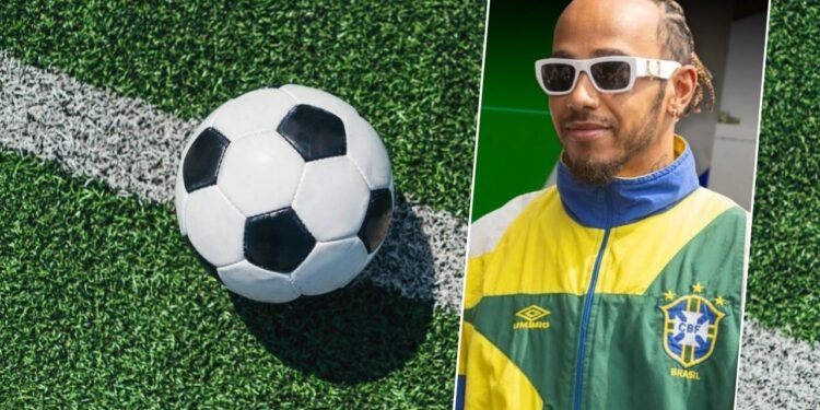 Lewis Hamilton no futebol? Piloto entra em campo no Brasil